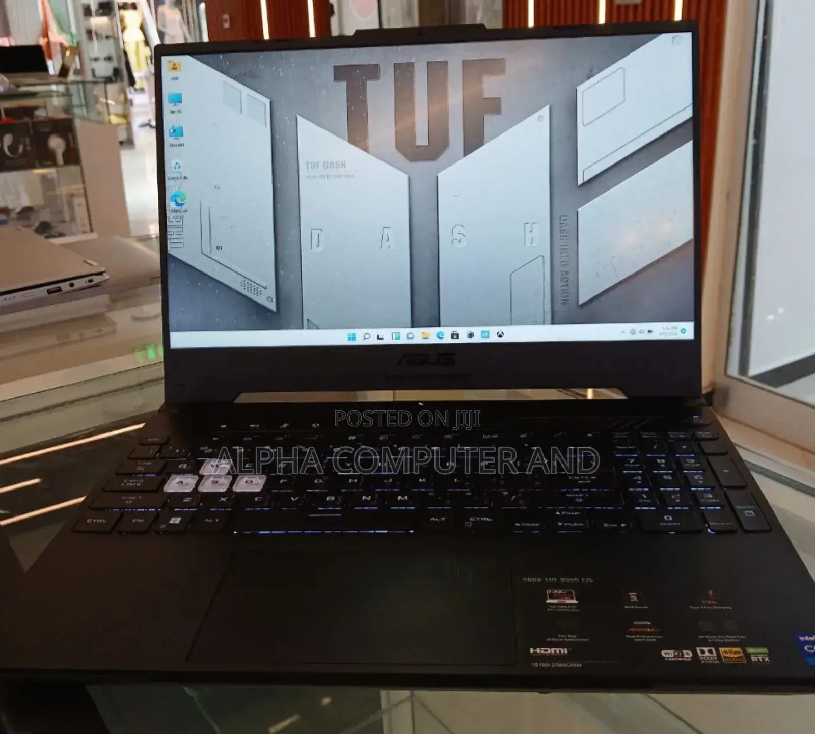 New Laptop Asus TUF Dash F15 16GB Intel Core I7 SSD 512GB