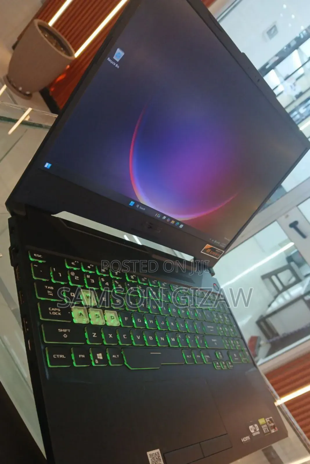 New Laptop Asus TUF Gaming A15 16GB Intel Core I7 SSD 512GB