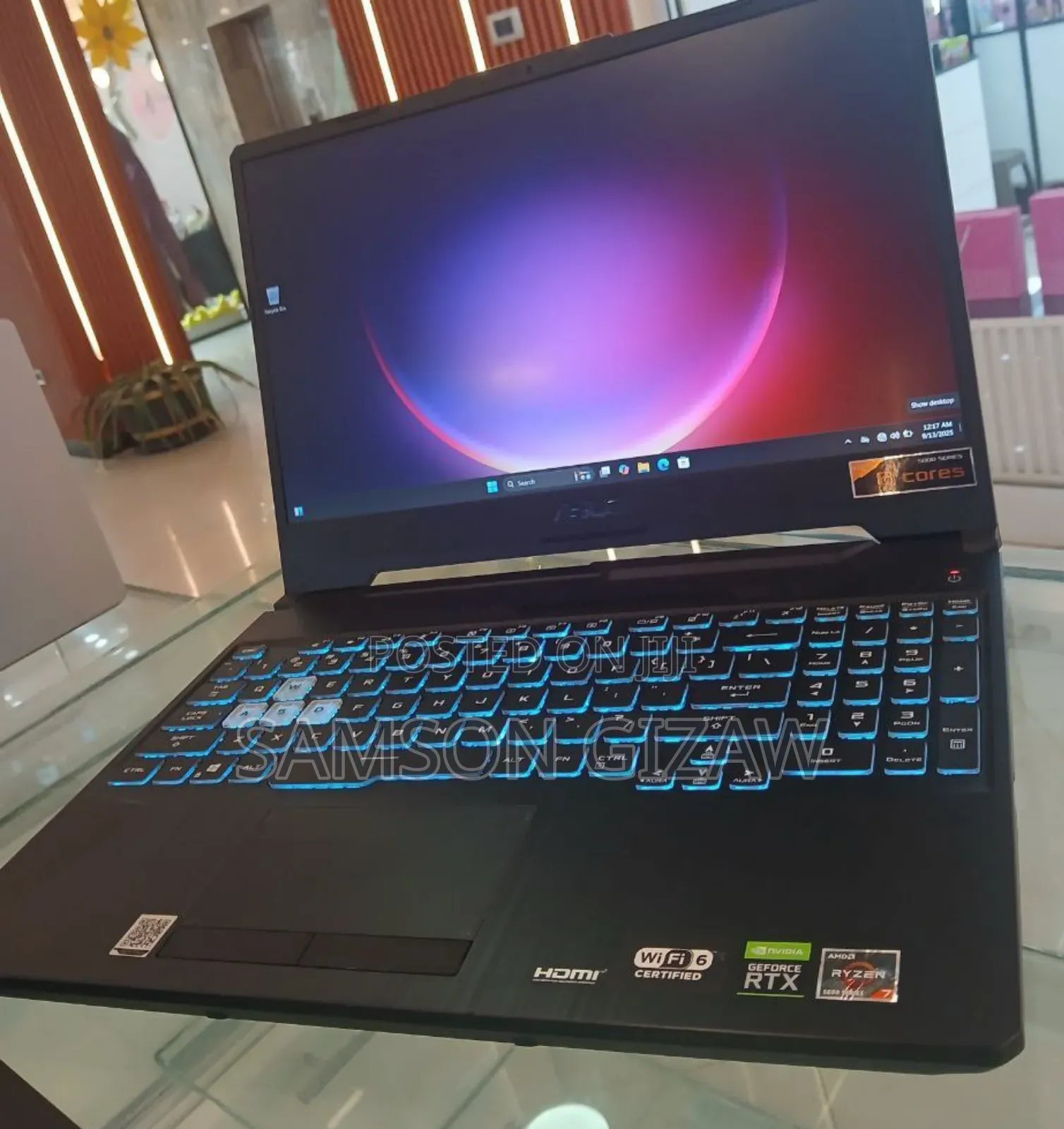 New Laptop Asus TUF Gaming A15 16GB Intel Core I7 SSD 512GB