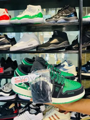 Photo - Air Jordan 1low Stussy Green Fashion Shoes