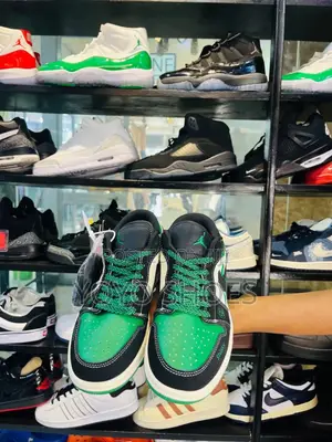 Air Jordan 1low Stussy Green Fashion Shoes