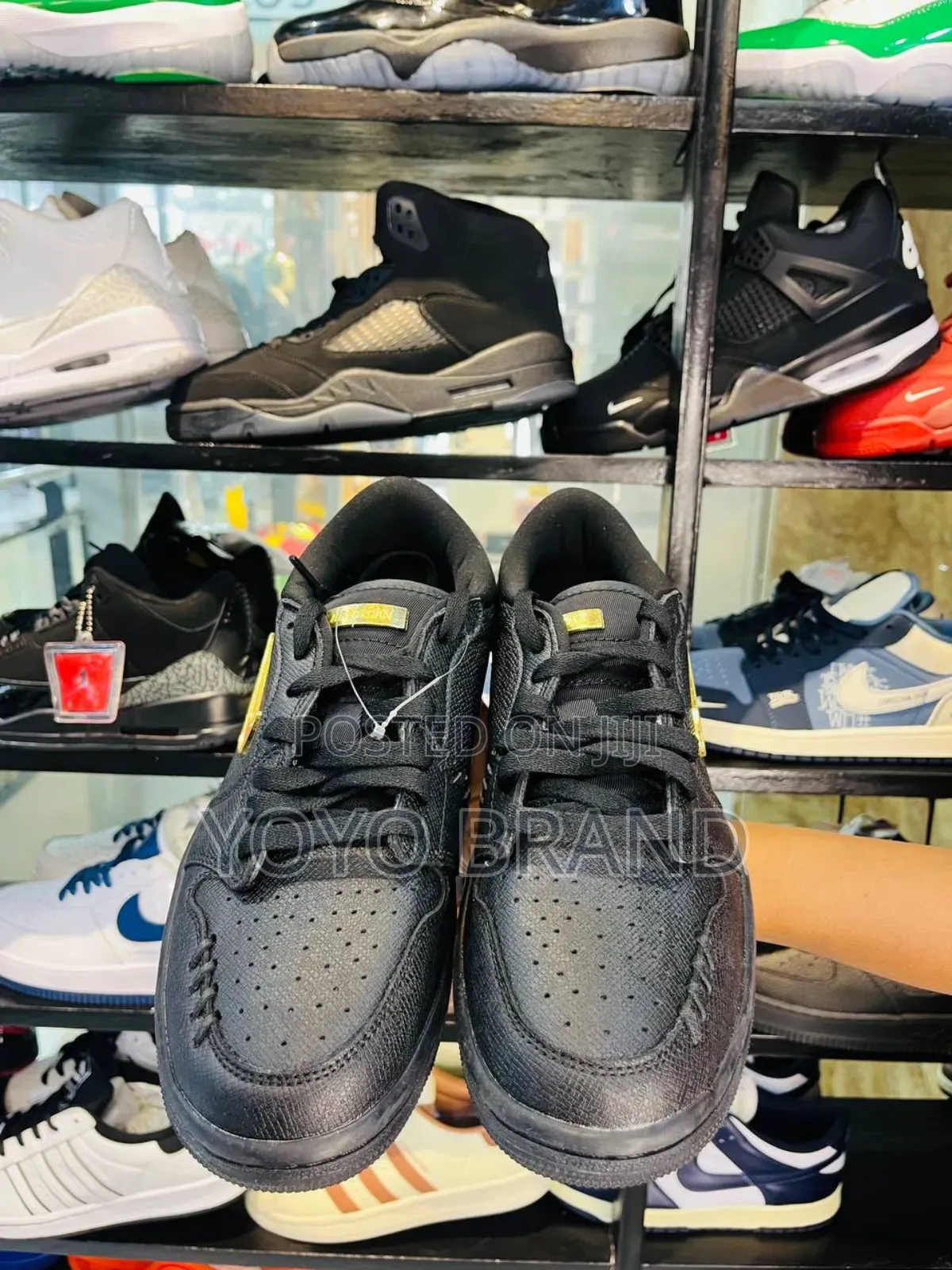 Air Jordan 1 Low Method Make Metalic Gold Fashion Shoes