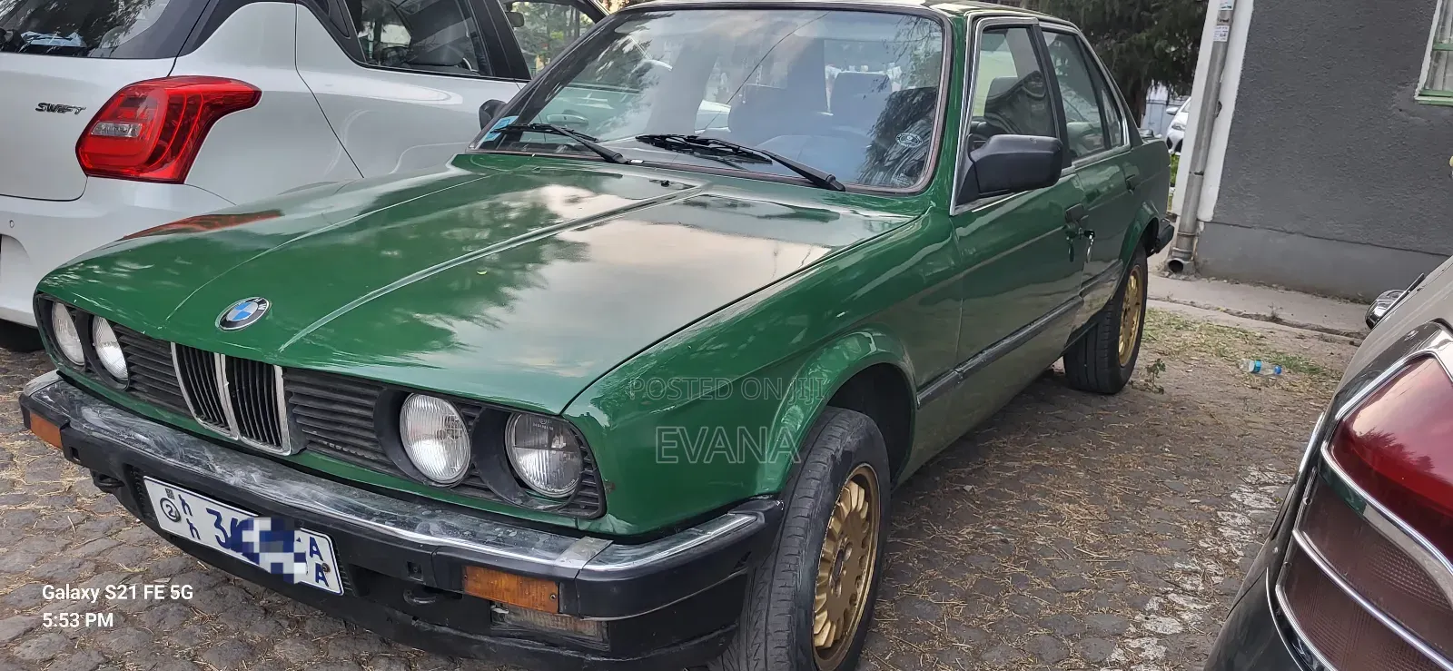 BMW 325i 1989 Green