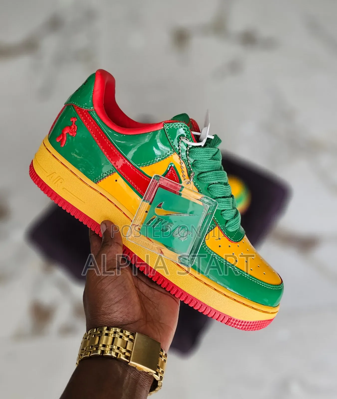 Nike Air Force 1 Low Lil Yachty Concrete Boys Lucky Green