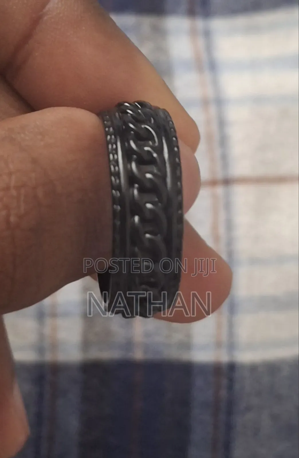 Men's Stylish Black Ring