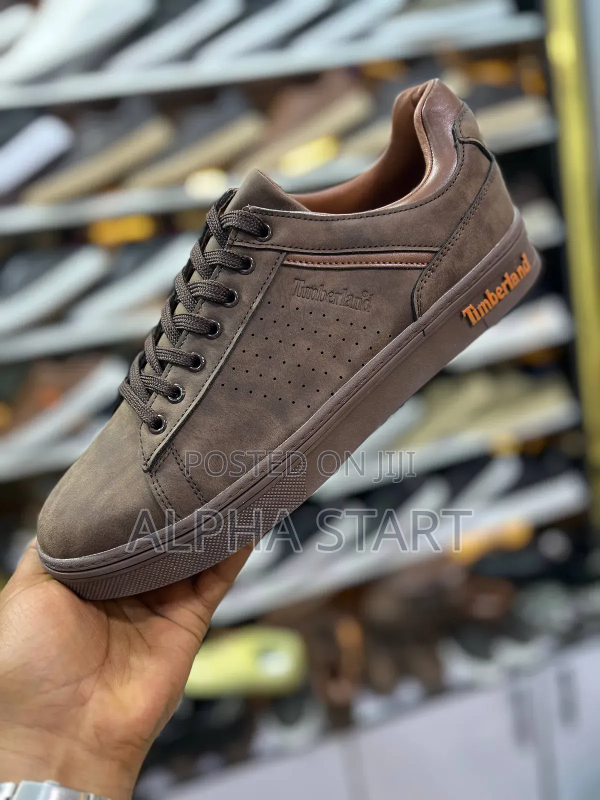 Timberland Original Men's Shoe's Usa Flat Brown High Master Quality