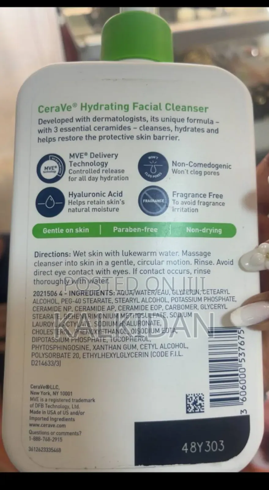 Cerave Haydrting Facial Cleanser