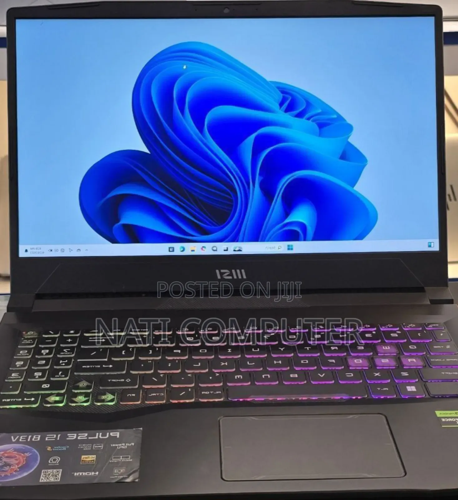 New Laptop MSI Pulse GL66 16GB Intel Core I7 SSD 1T