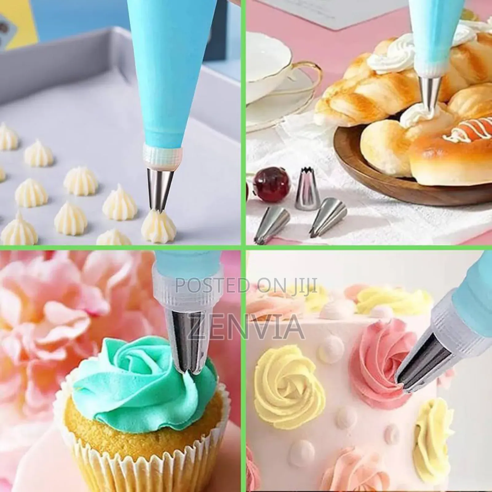 7 PCS Cake Decorating Tools Reusable Pastry Bag /Free Delivery/