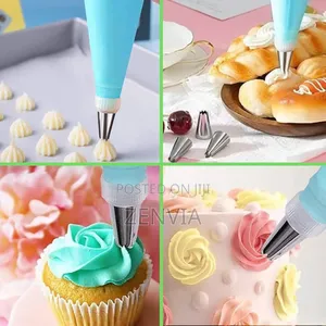 7 PCS Cake Decorating Tools Reusable Pastry Bag /Free Delivery/