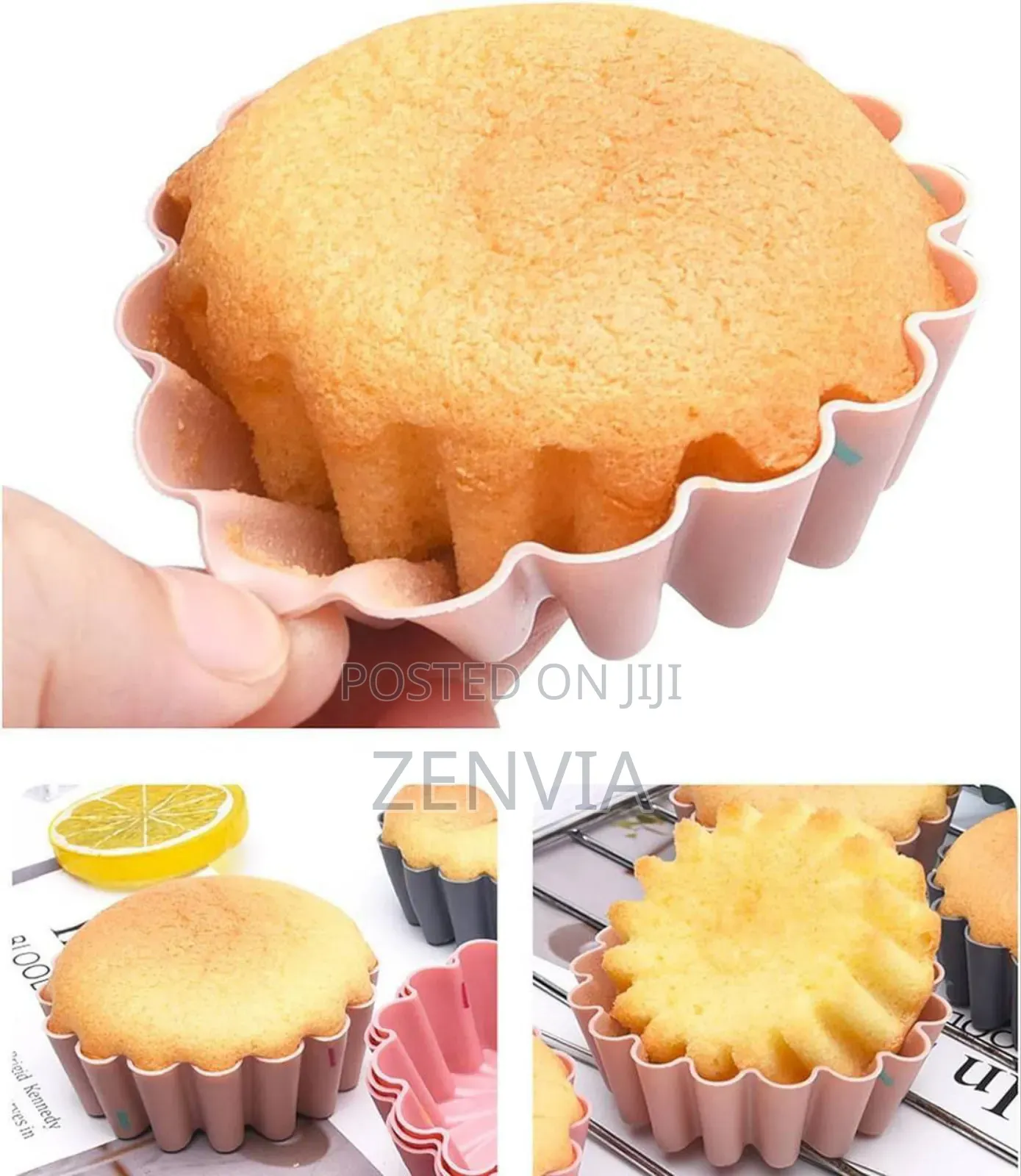 12 PCS Silicone Baking Mold /Free Delivery/