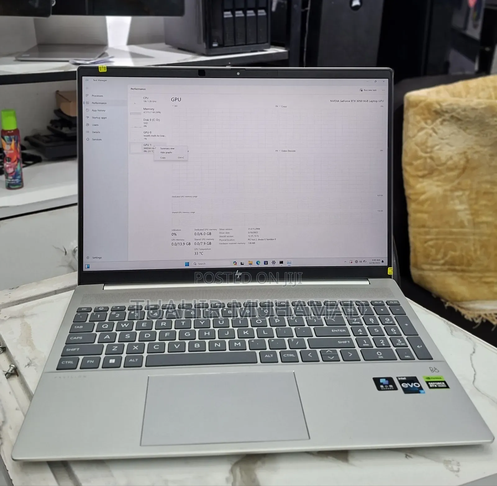 New Laptop HP Pavilion 15 16GB Intel Core I7 SSD 1T