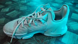 Nike Lebron Witness 6 Basketball Shoe in a White Colorway