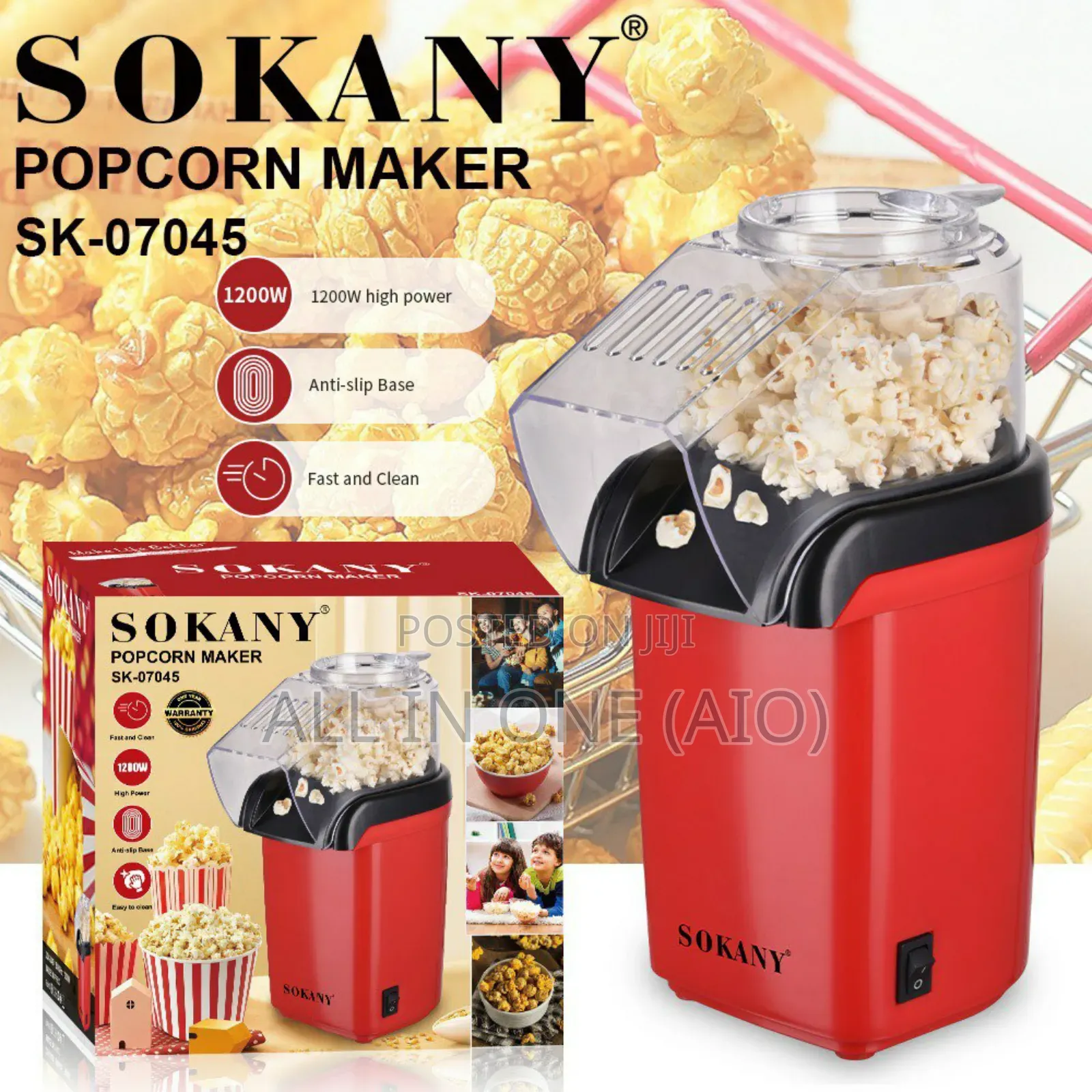 Sokany Popcorn Maker