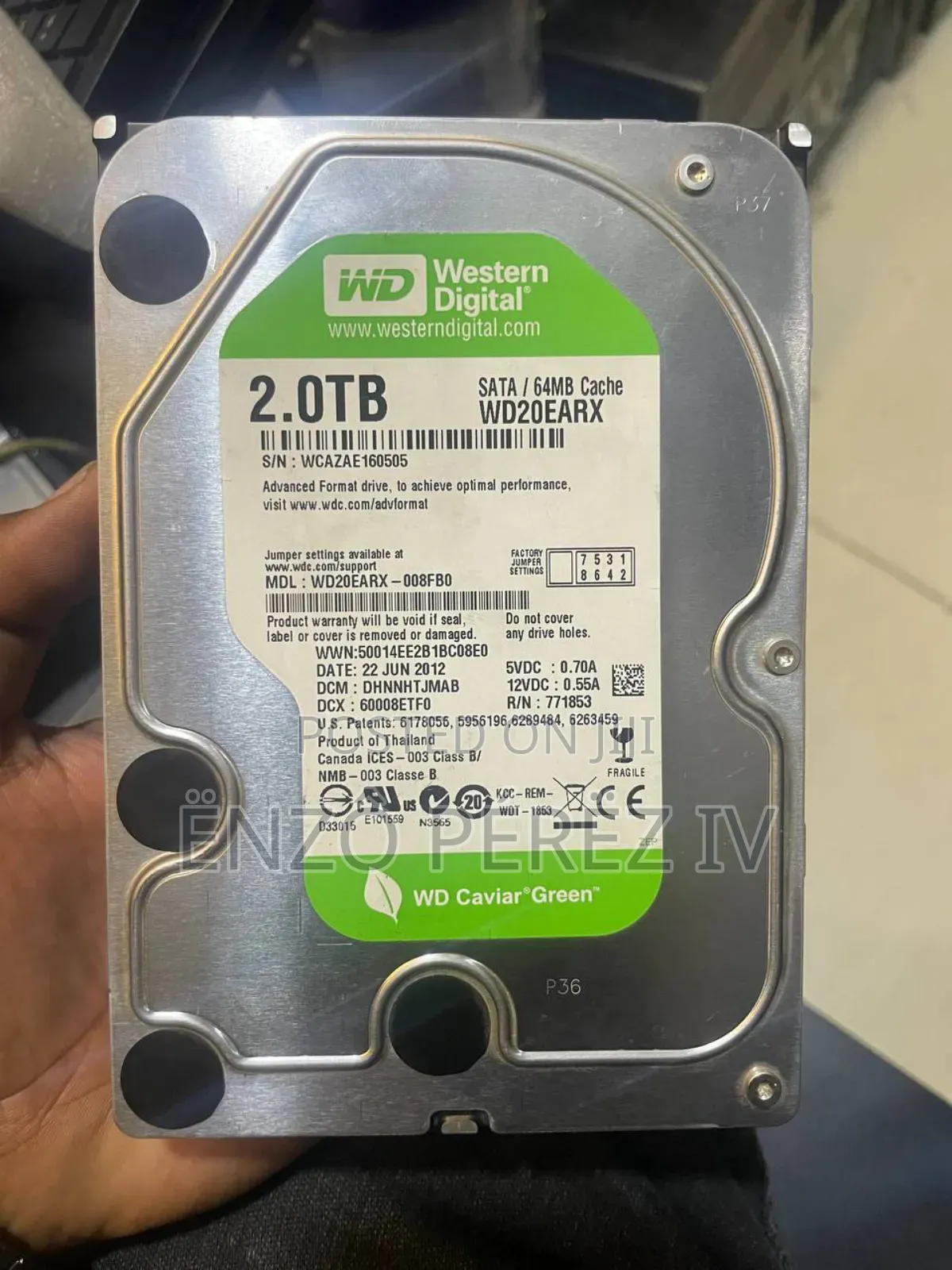 2tera Disk Top HDD
