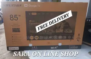 Life Star 85" Double Glass Google Smart Tvnew 2026 Model