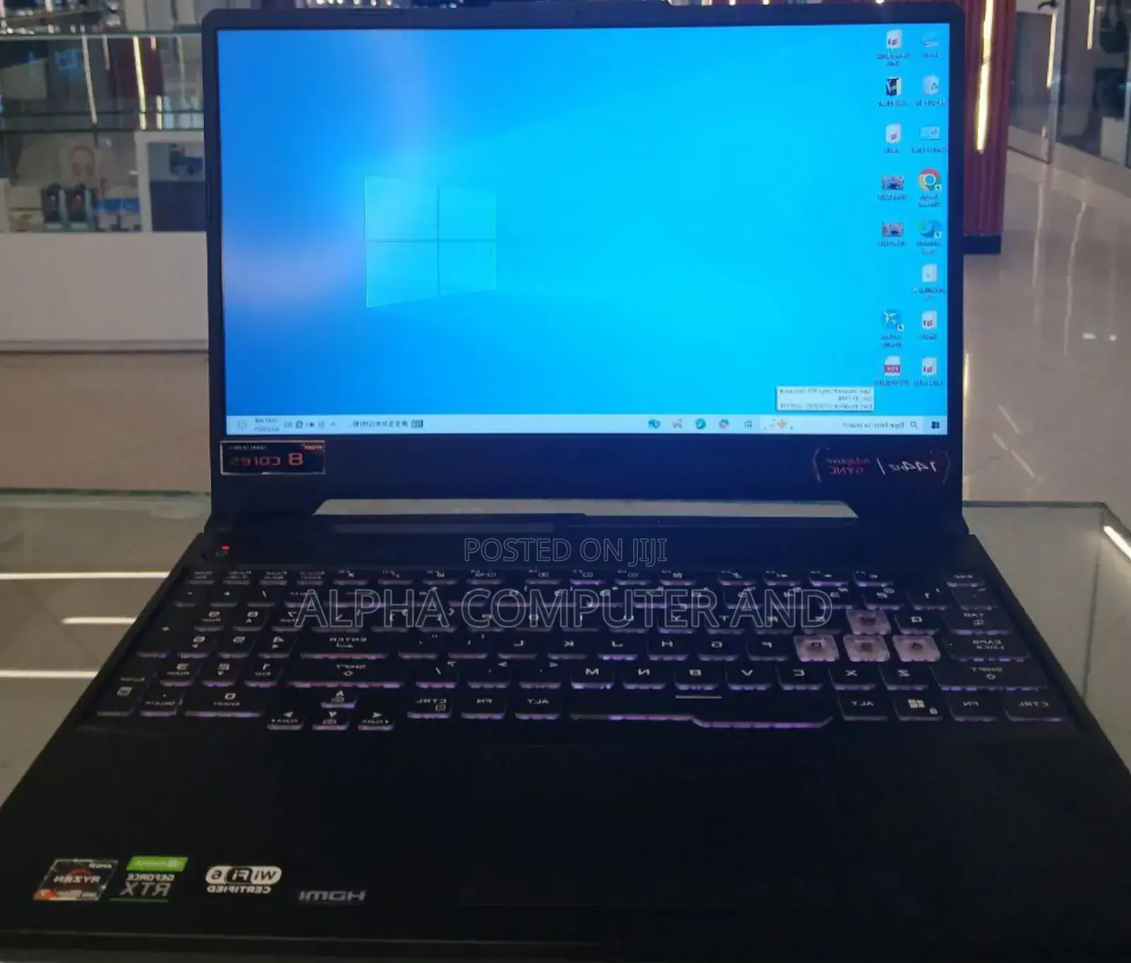 New Laptop Asus TUF Gaming A16 16GB Intel Core I7 SSD 512GB