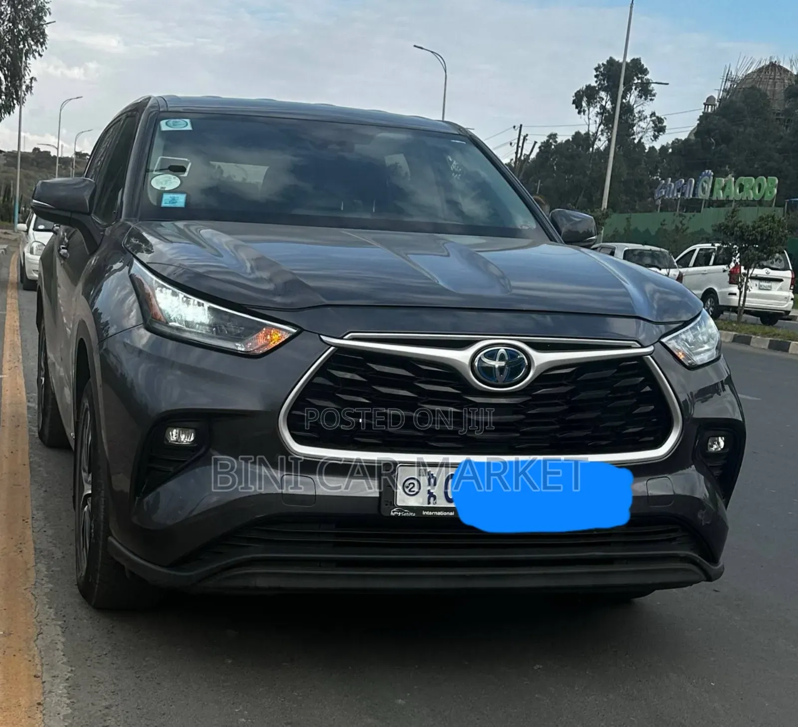 Toyota Highlander Hybrid 2021 Gray