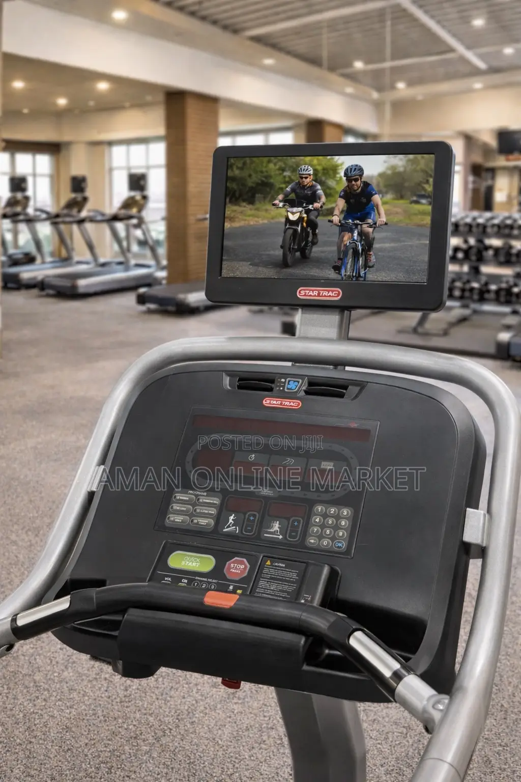 Star Trac E-Tr Treadmill With Tv