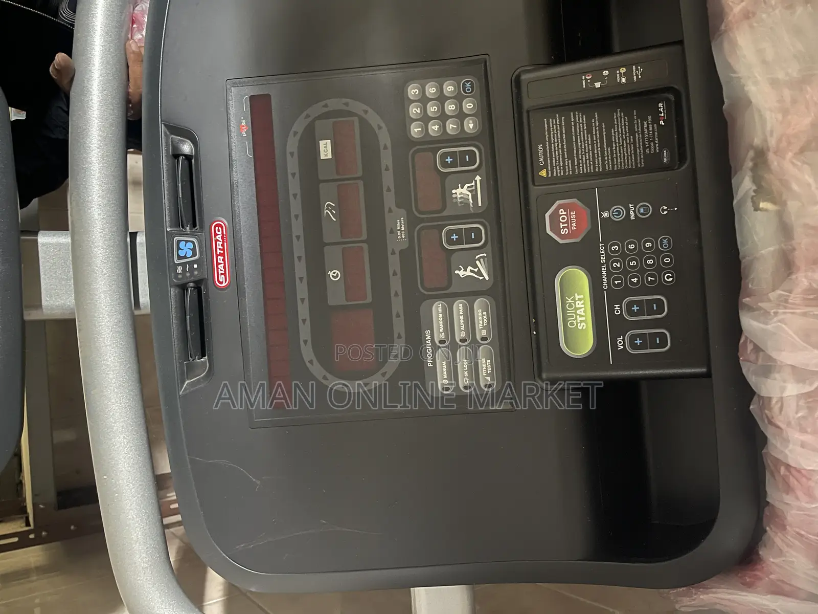 Star Trac E-Tr Treadmill With Tv