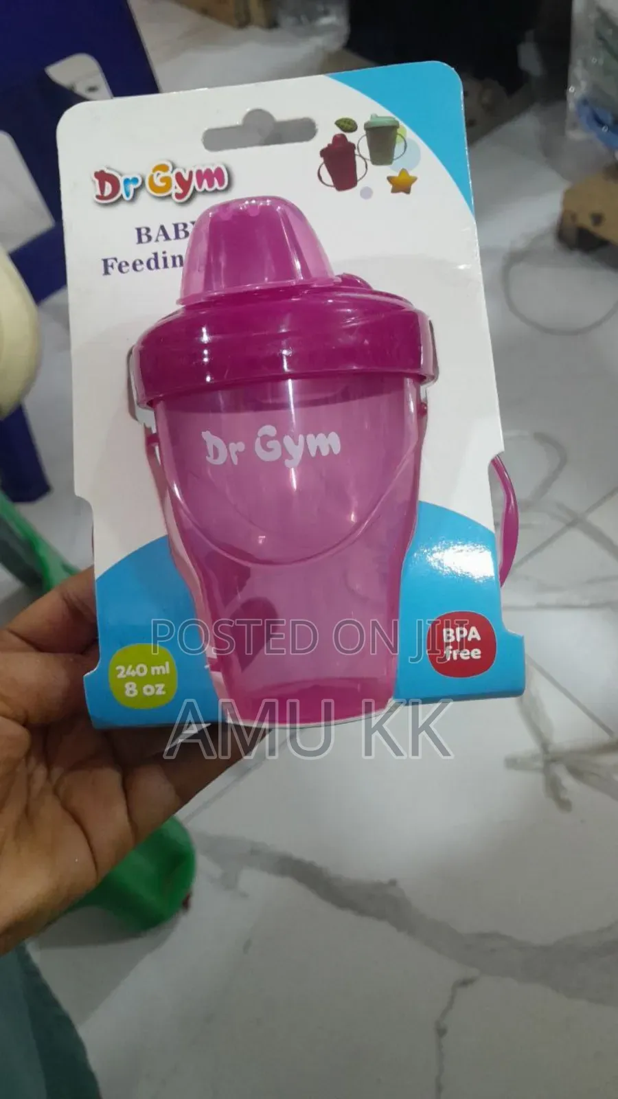 Dr Gym Baby Feeding Sippy Cup.