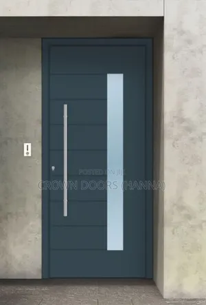 ክራውን በር/Crown Door Made of Natural Stone Wood Fiber.Indoor Main Gate