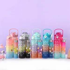 3in1 Colorful Water Bottle Convenient to Carry