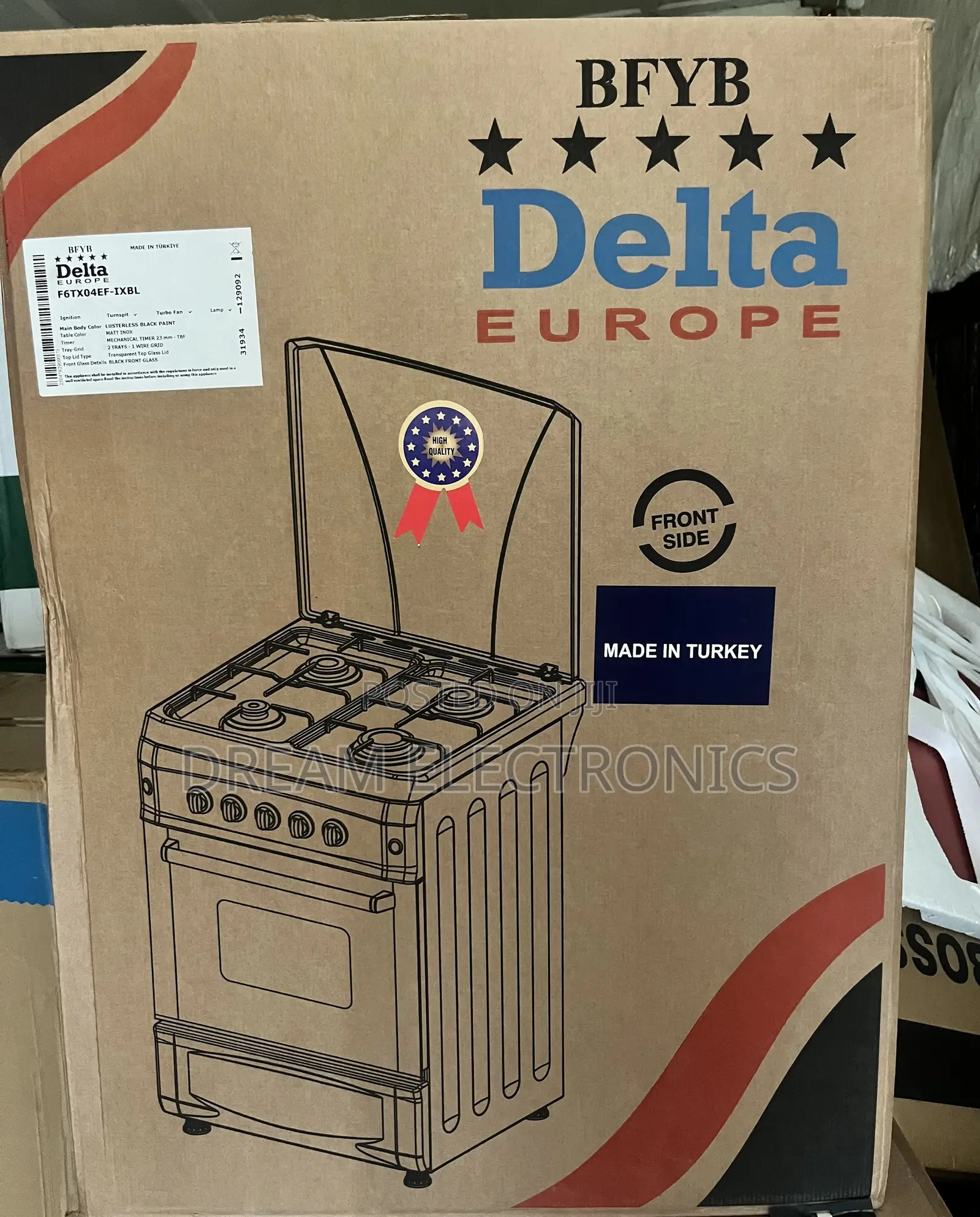 Delta Raund Standing Oven
