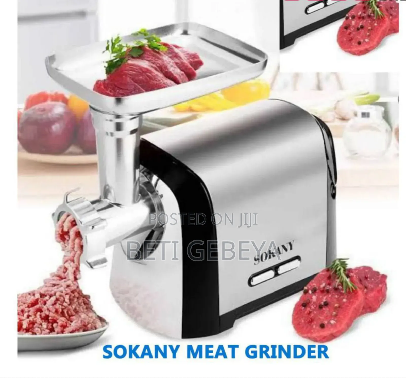 Sokani Meat Grinder 100% Copper Motor