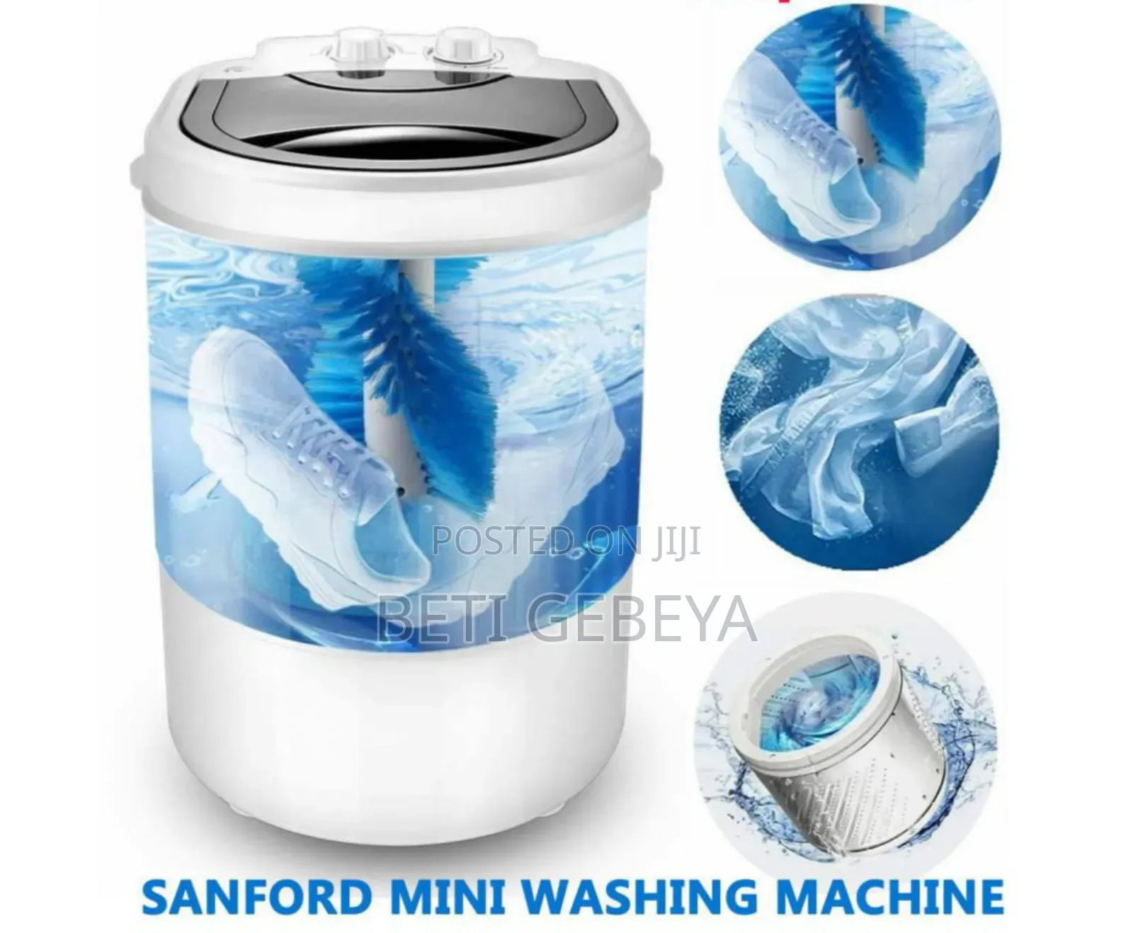 Mini Washing Machine አነስተኛ የልብስ እና የጫማ ማጠቢያ ማሽን