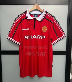 Photo - ኦሪጅናል_ማሊያ Original Umbro #Manchester United 1998/99 Home Kit Sharp