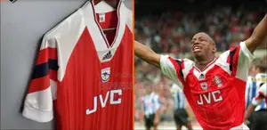 ኦሪጅናል ማሊያ Original Nike #Arsenal 1992/93 Home Retro Kit JVC