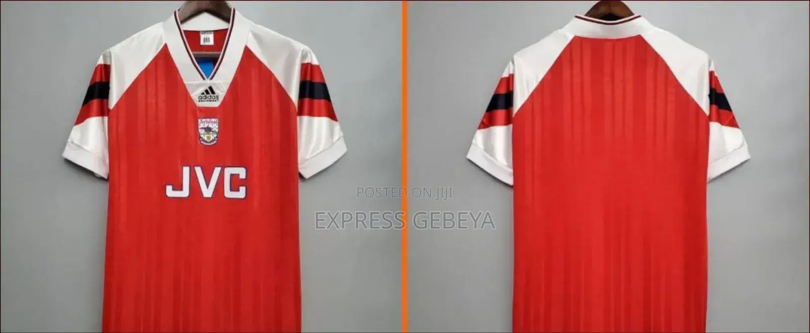 ኦሪጅናል ማሊያ Original Nike #Arsenal 1992/93 Home Retro Kit JVC