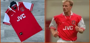 ኦሪጅናል ማሊያ Original Nike #Arsenal 1996/97 Home Retro Kit JVC