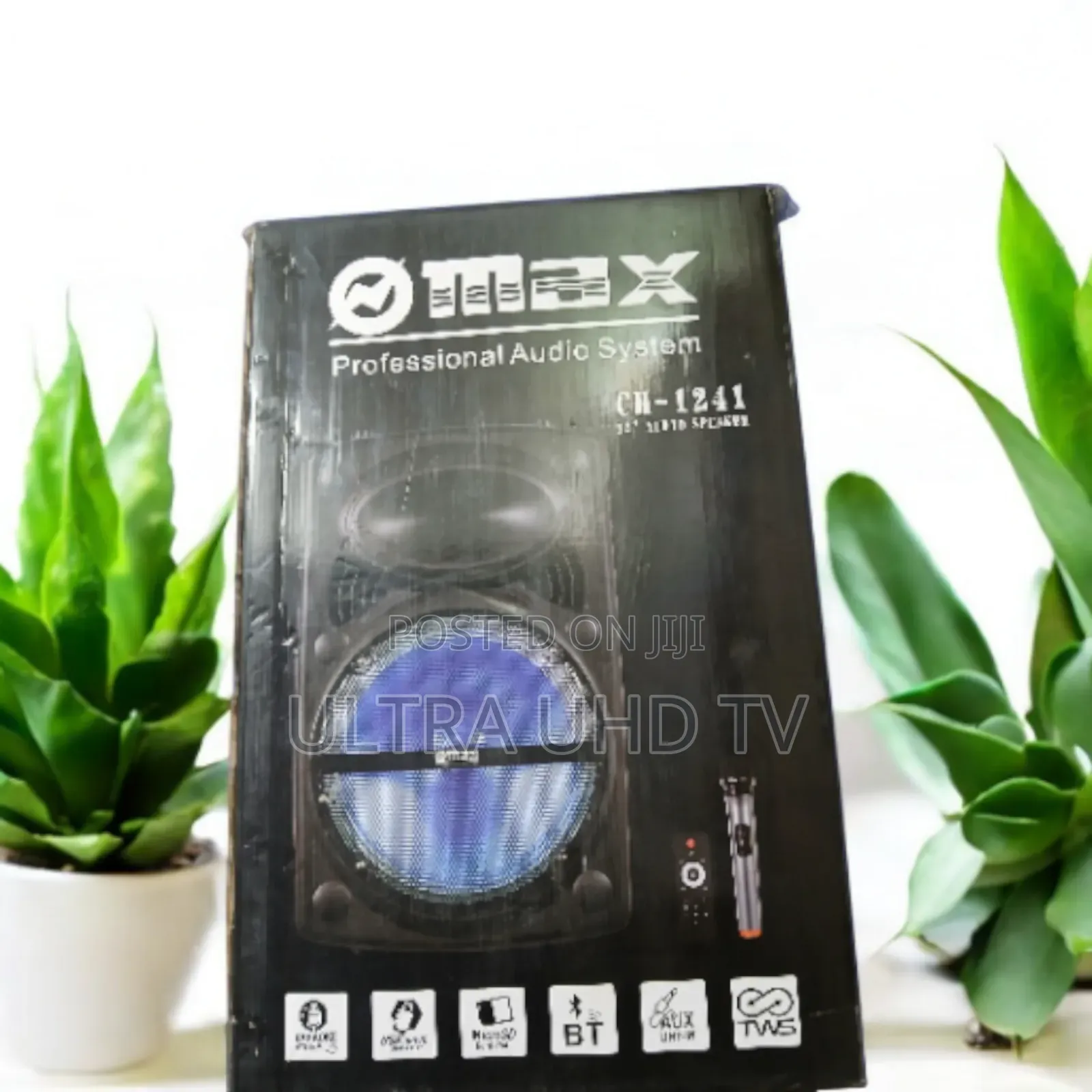 Max Professional Audio System Ch-1241it Features A 12-inch Speaker.