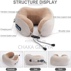 Green Lion Neck Massager Pillow With Heat Therapy - Usb-C Rechargeable