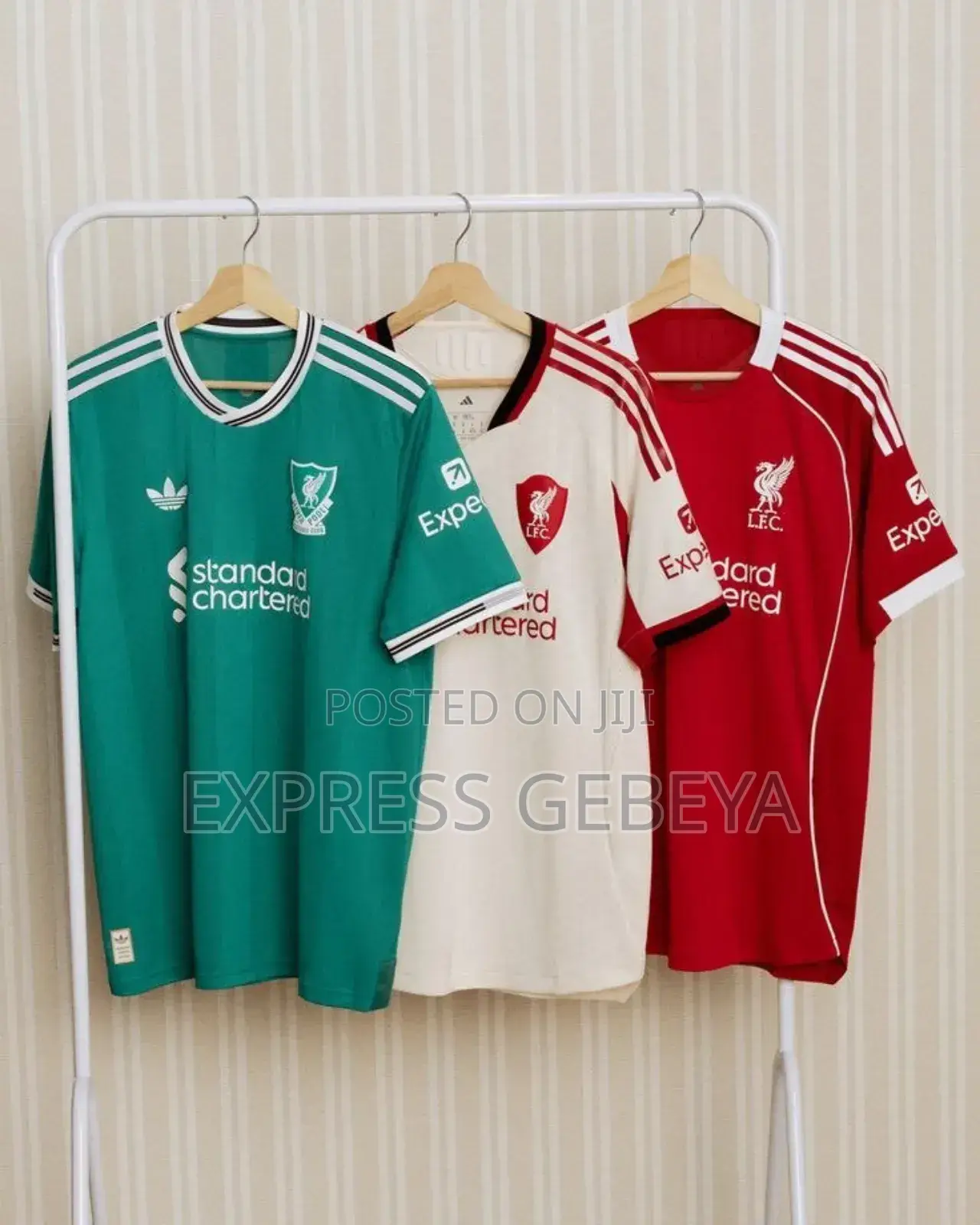 ኦሪጅናል ማሊያ Original Adidas #Liverpool 2025/26 New Season Offical Kits