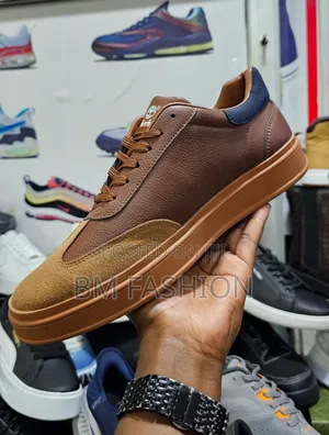 Timberland Flat Sneakers "Leather Upper" (With Free Delivery )