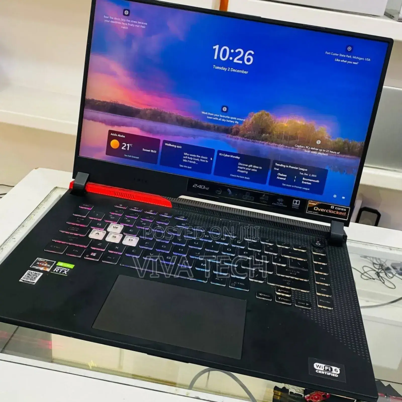 New Laptop Asus ROG Strix G15 16GB AMD Ryzen 9 SSD 512GB