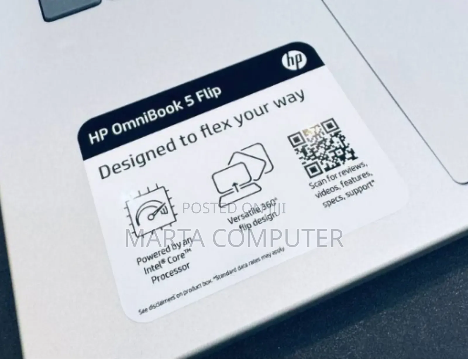 New Laptop HP OmniBook 5 Flip 16GB Intel Core I7 SSD 512GB