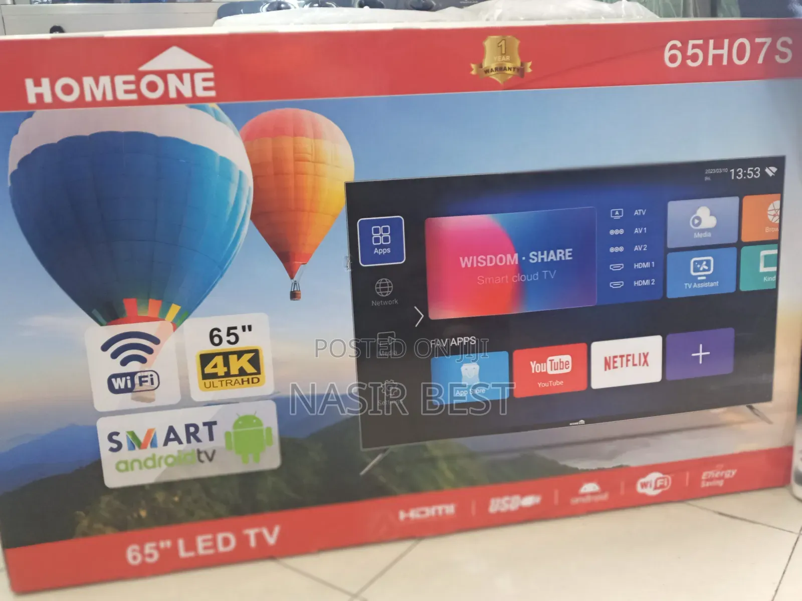 Homeone 65 Inch Tv