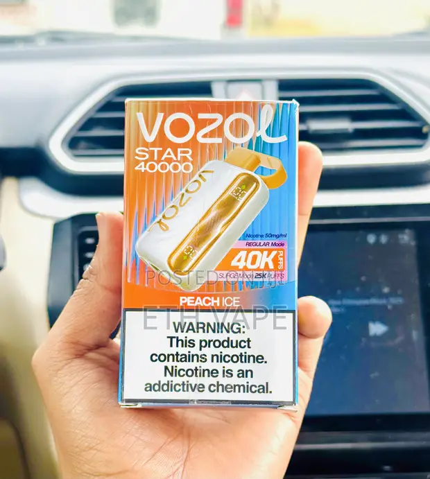 vozol star peach ice Vozol Star 40000 Puffs Disposable Vape