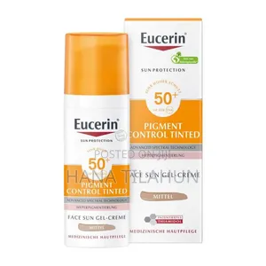 Eucerin Sun Pigment Control Tinted Face Sun Gel-Creme, Medium,