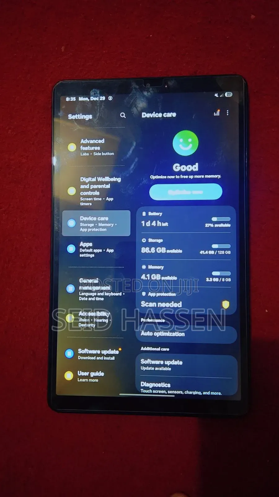 Samsung Galaxy Tab A9 128 GB Blue