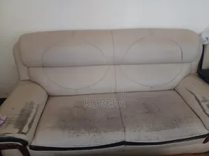 4 Pieces of Leather Sofa