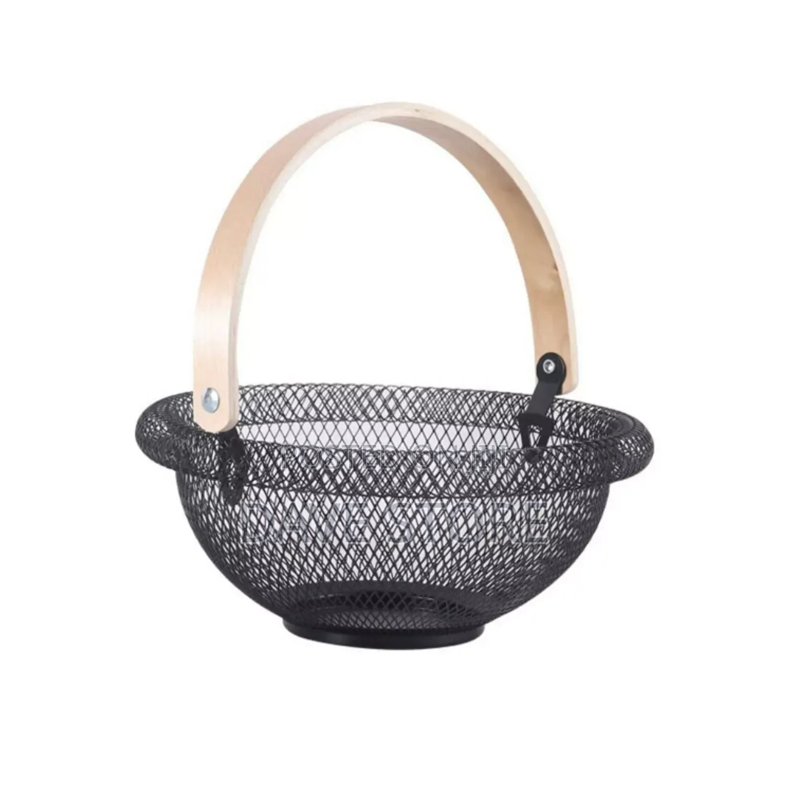 Round Metal Mesh Storage Basket