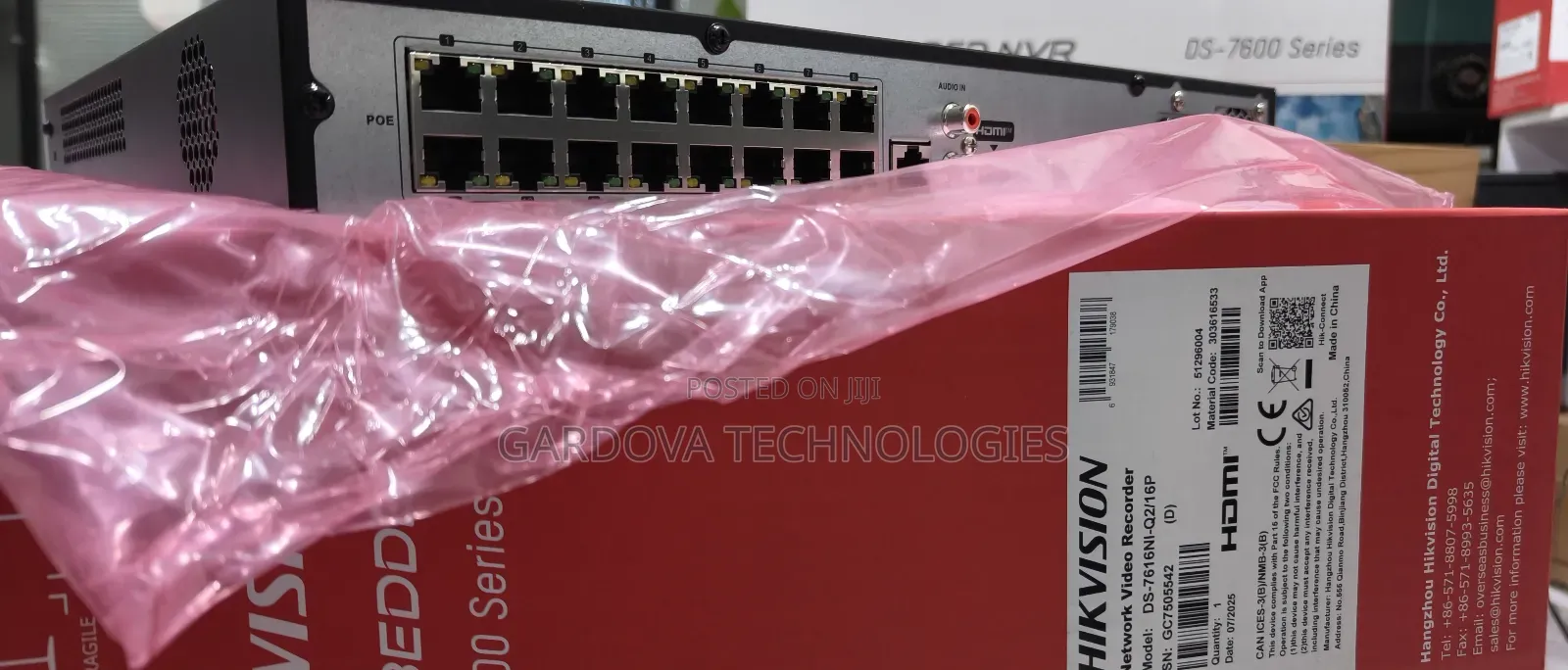 Hikvision Ds-7616ni-Q2/16p – 16-Channel Poe NVR (Original)