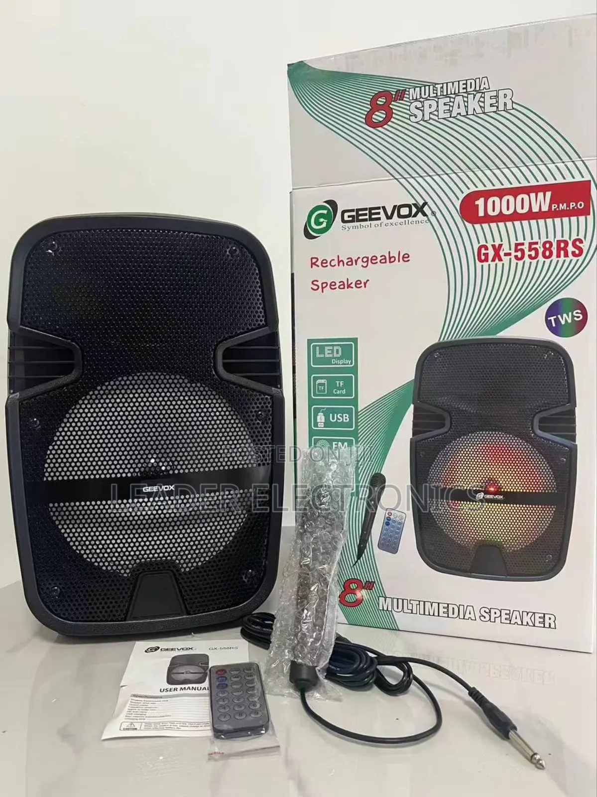Geevox Rechargeable Speaker – Powerful Sound, Portable Freedom