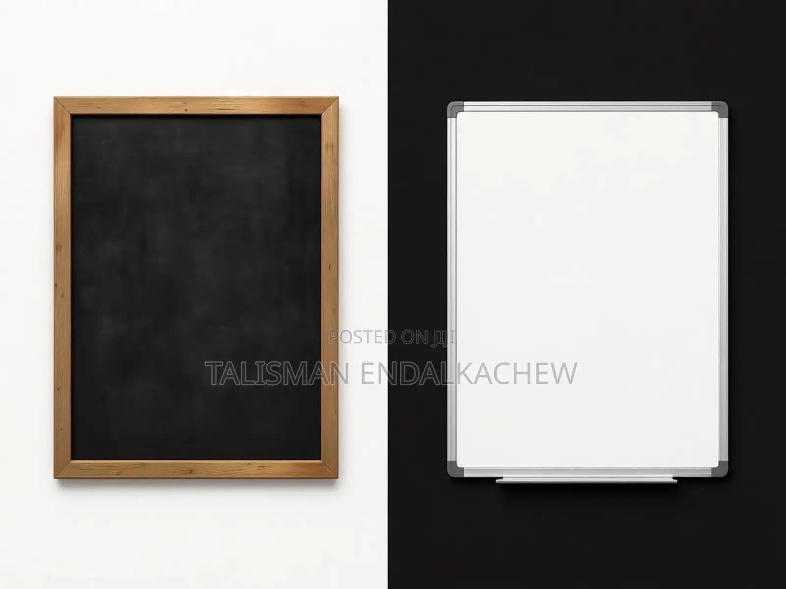 White And Black Boards For Children And Adults