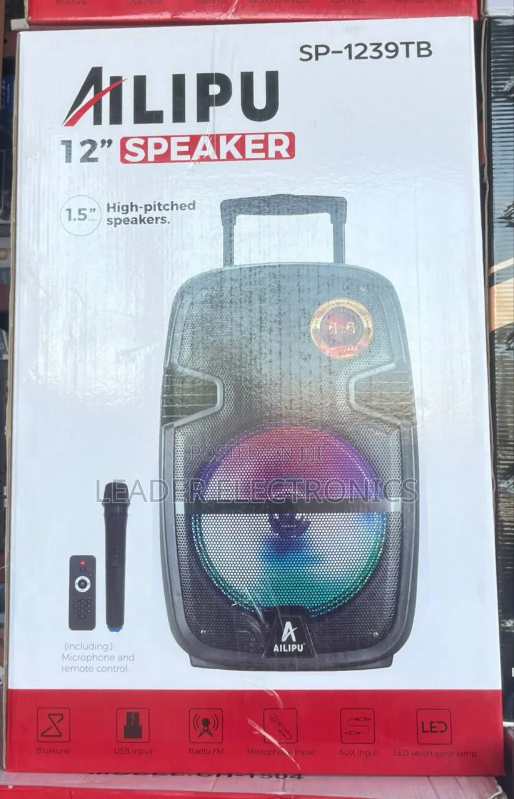 Alipu 12'' Multi-Function Speaker – Big Sound, Big Bass,